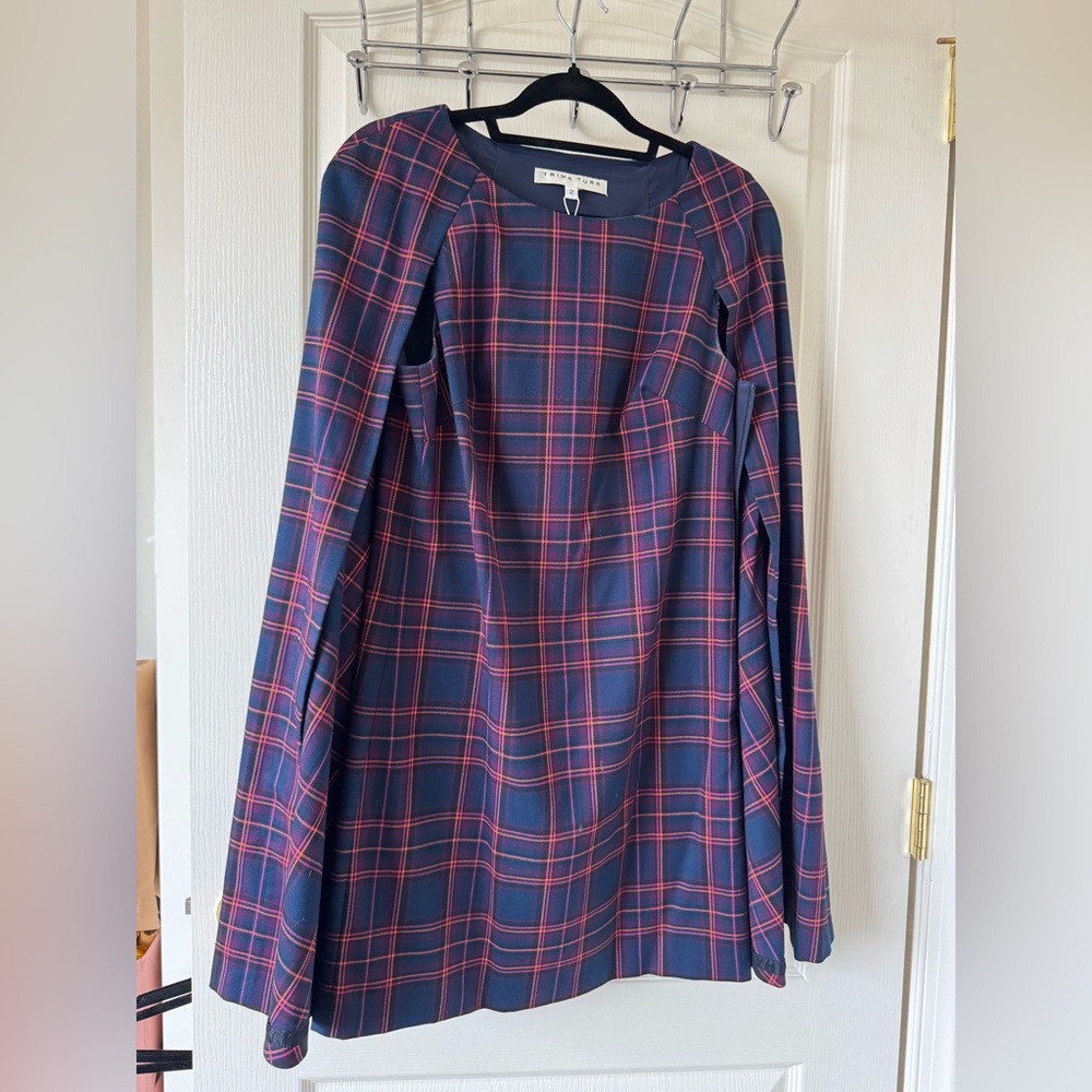 Trina Turk dress with cape in size 2